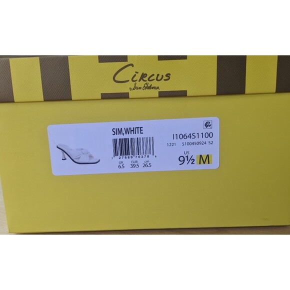 Circus by Sam Edelman Bright White Sim Sandals Women's 9.5 NIB - Picture 12 of 12